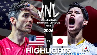 Download lagu Japan 🇯🇵 vs USA 🇺🇸 | Semi Final Highlights | Men's VNL 2026 mp3