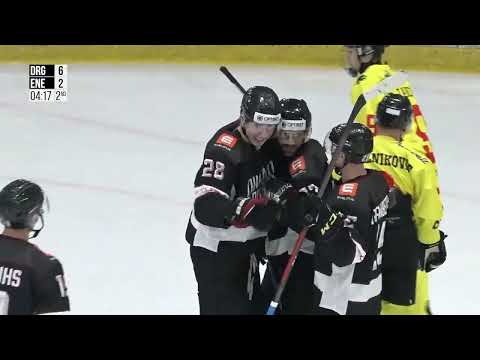 Optibet Hokeja līga. Dinamo Rīga - Airwell Energija Spēles labākie momenti. (29.10.2022.)