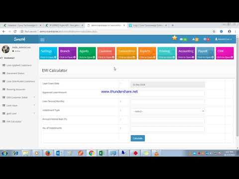 Vehicle Loan Software