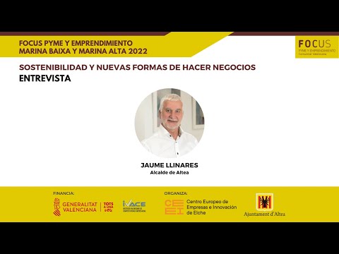 Entrevista a Jaume Llinares, alcalde de Altea | Focus Pyme y Emprendimiento Marina Baixa y Marina Alta 2022[;;;][;;;]