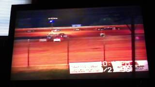 preview picture of video 'Street Stock feature race at Spillway Speedway in Loranger (1997)'