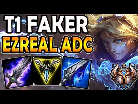 T1 Faker EZREAL ADC vs SENNA - Patch 10.15 Ranked Korea ✔️
