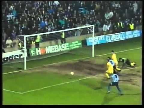 COVENTRY CITY 0-1 WEDNESDAY, LEAGUE CUP 5TH ROUND, 23/1/1991