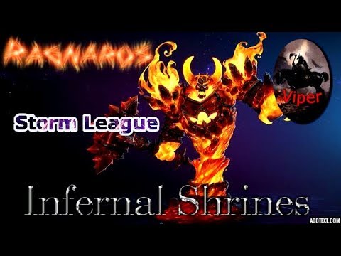 Heroes of the Storm - Ragnaros - Infernal Shrines - Storm League (HotS Gameplay)