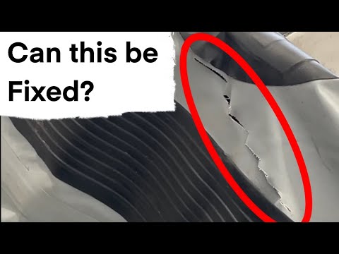 Huge Inflatable Boat Tear! How to repair a tear on your inflatable boat