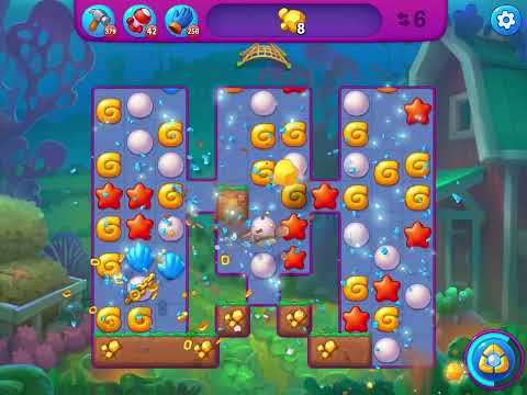 Fishdom Very Hard level 6210 no boosters フィッシュダム ベリーハード [Friend's]