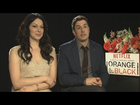 勁爆女子監獄:傑森-比格斯和勞拉-普雷朋希望奧普拉-溫弗瑞上節目 (Orange Is The New Black:傑森-比格斯和勞拉-普雷朋想讓奧普拉-溫弗瑞上節目。) (勁爆女子監獄: Jason Biggs and Laura Prepon want Oprah Winfrey on the show (Orange Is The New Black: Jason Biggs and Laura Prepon want Oprah Winfrey on the show))