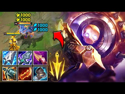 WTF?! BLITZCRANK WITH 6 ATTACK SPEED ITEMS CAN 1V1 ANYONE (THIS IS HILARIOUS)
