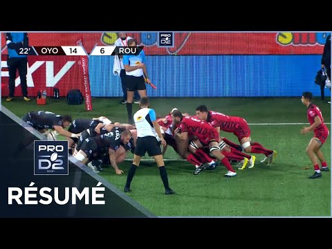 PRO D2 - Résumé Oyonnax Rugby-Rouen Normandie Rugby: 61-13 - J10 - Saison 2022/2023