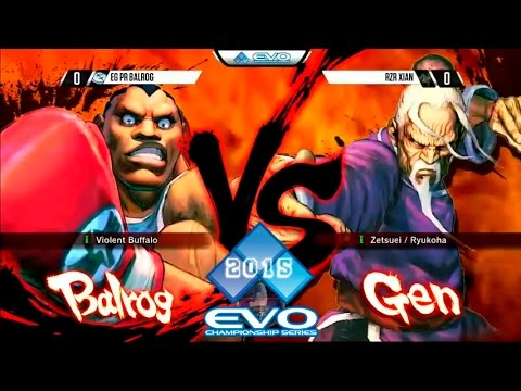 USFIV - PR BALROG [Balrog] vs XIAN [Gen] - EVO 2015