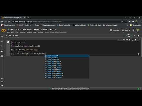 Python detect corners of an image using OpenCV - Google Colab