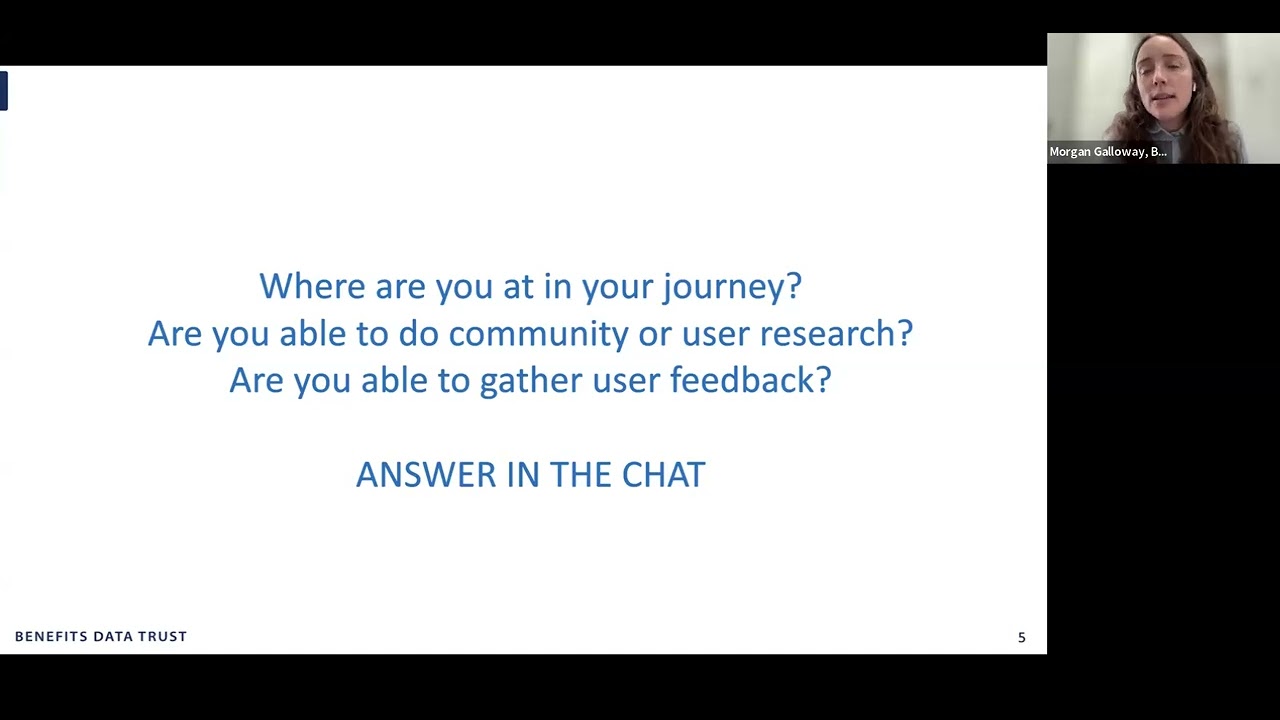Community and User Research