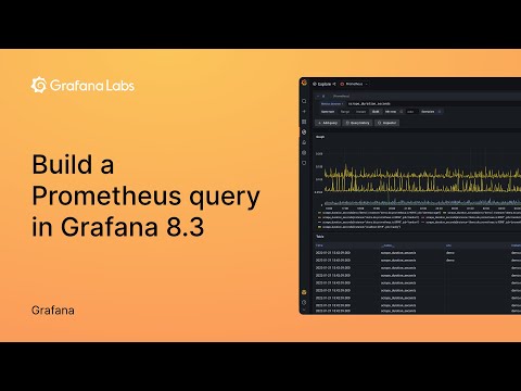 How to build a Prometheus query in Grafana
