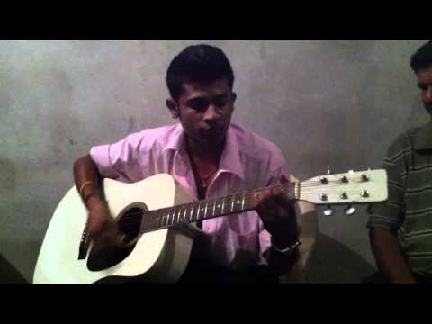 Amila Indrajith playing unplugged