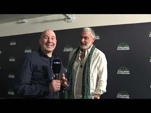 AHSOKA Ray Stevenson Interview BAYLAN SKOLL spricht deutsch / speaks german FUN ON SET - STAR WARS