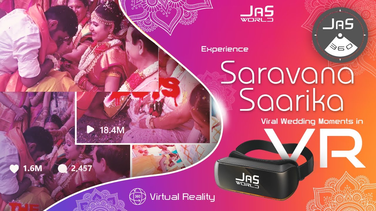The Viral Couple's Wedding  in 360° Video | Jas360 | Jas World | VR Wedding | 360° Wedding