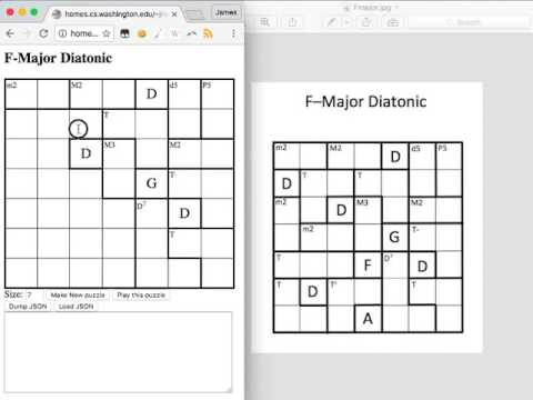 Entering F-major puzzle