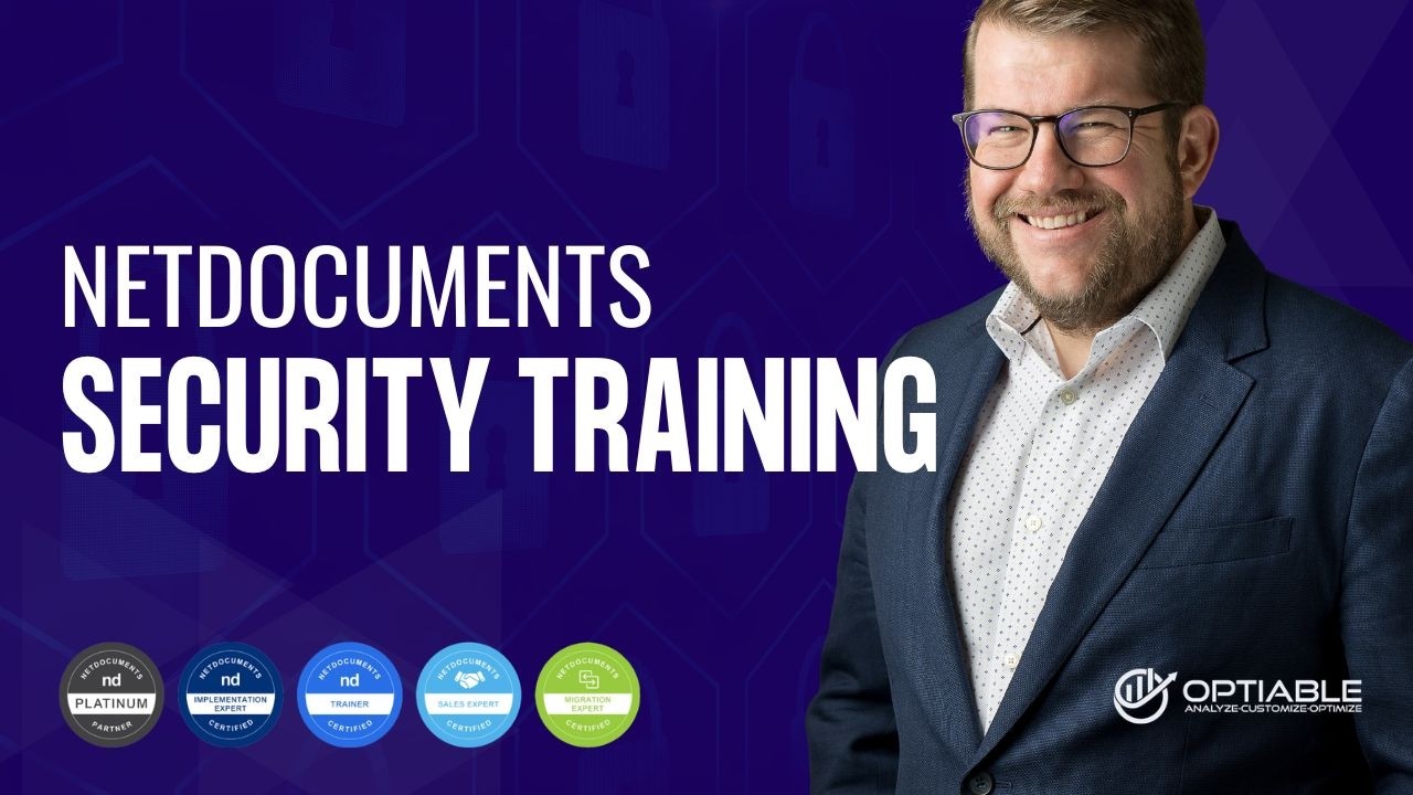 NetDocuments Security Training