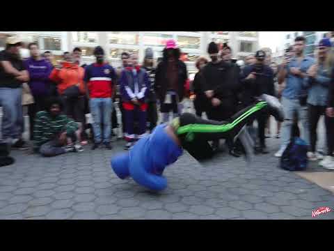 Kid Break Vs Super Herick Vs Gravedad-Finals -Concrete Throw Down-Road To BC One- Union Square
