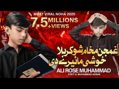 GHAMJAN MAKHAM SHO KARBALA KHWASHI MAYRY D| Pashto Noha 2024/2025 | Ali Rose Muhammad