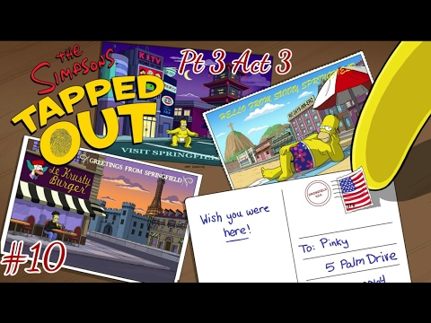 The Simpsons: Tapped Out [122] "Around the World" Update (2017) Pt 10 {Norbert's Plane/Golden Train}