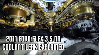 2011 FORD FLEX 3.5 NA COOLANT LEAK EXPLAINED