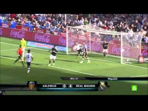 Valencia 3-6 Real Madrid All Goals & Full Match Highlights [23/04/2011]