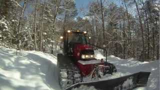 preview picture of video 'Grooming Ontario Snowmobile Trails'