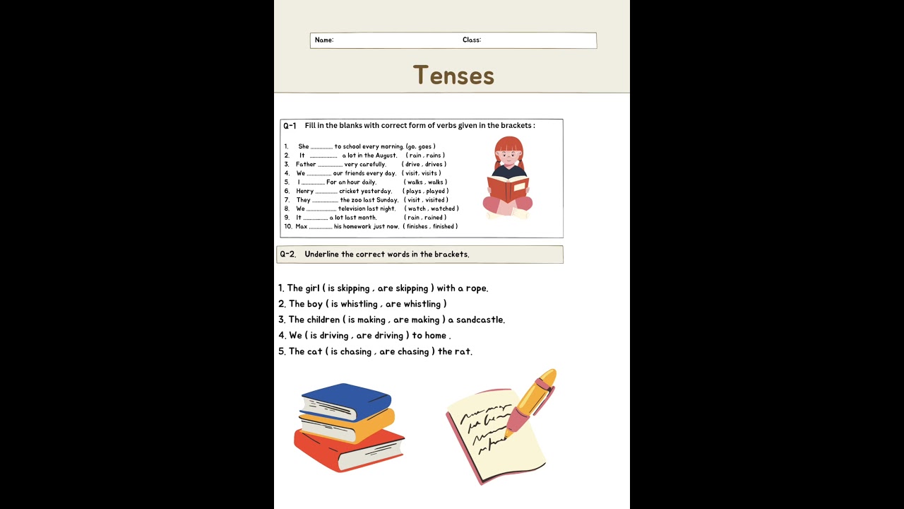 Tenses worksheet