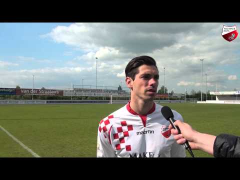 Interview met Sjoerd van der Waal na Kozakken Boys - FC Lisse (03-05-2014)