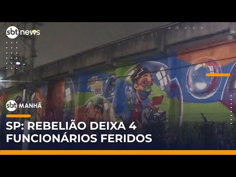Nova rebelião na Fundação Casa deixa funcionário em estado grave em SP | #SBTManhã