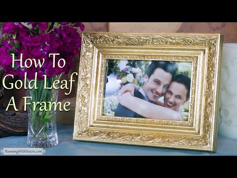 Gold Leaf 101: How To Gold Leaf A Picture Frame