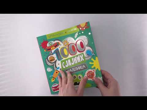Crtaj, oboj, zalepi – 1000 SJAJNIH nalepnica