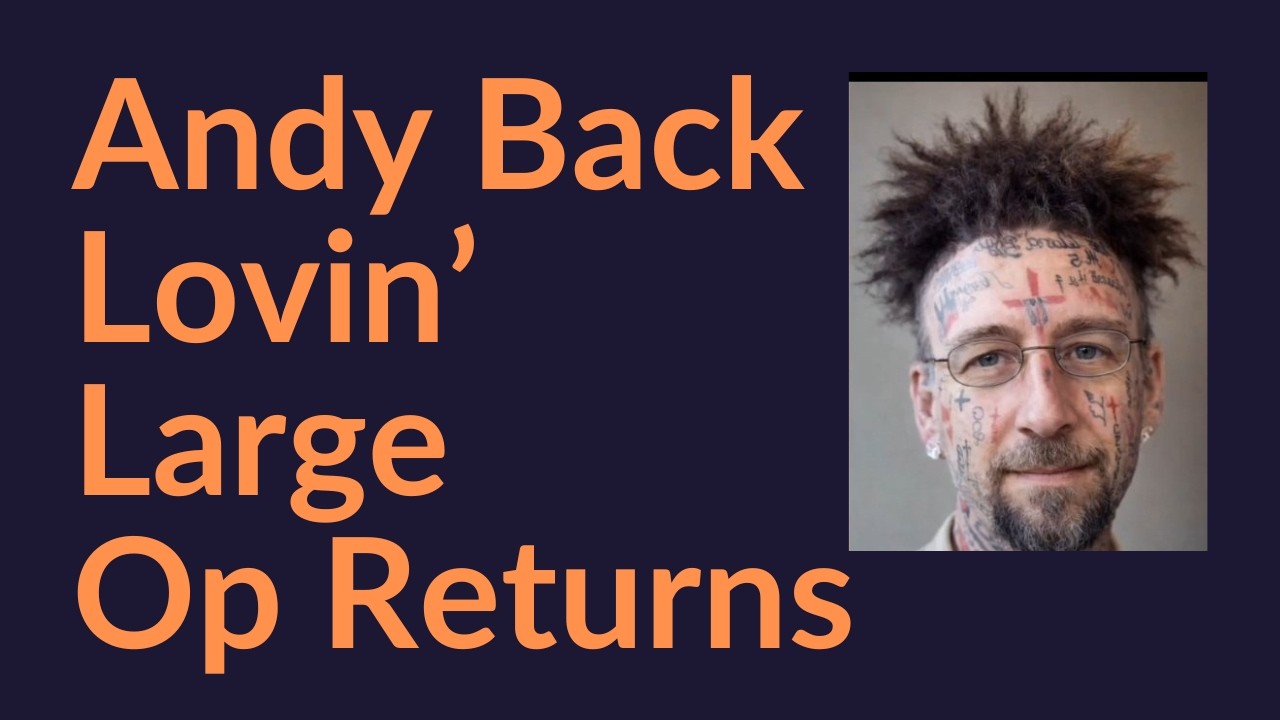 Andy Back Lovin' Large Op Returns