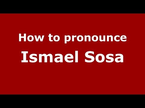 How to pronounce Ismael Sosa (Spanish/Argentina) - PronounceNames.com