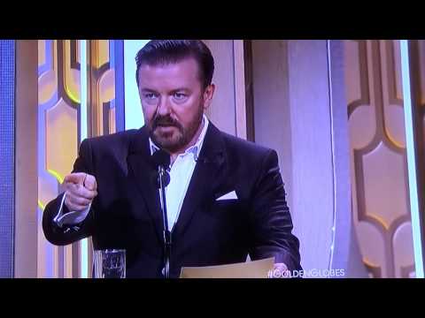 Golden Globes 2016 Ricky Gervais Donald Trump