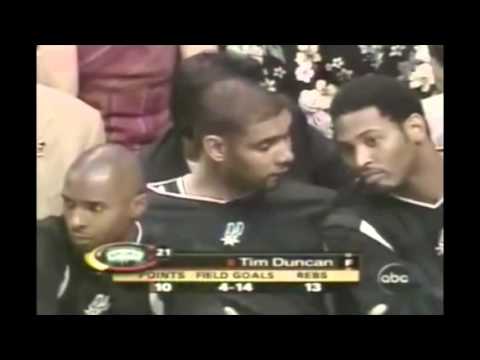 Karl Malone (Age 40) shuts down Duncan 2004 WCSF Game 3