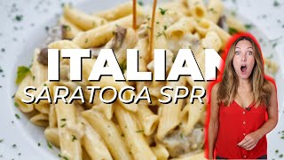 💯 100% Gotta Eat Here! 5 ITALIAN RESTAURANTS in Saratoga Springs, New York  💯