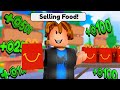 I Made Robux By Selling Food On Pls Donate