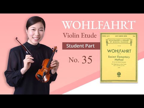 Wohlfahrt Op. 38 No. 35, parte do estudante