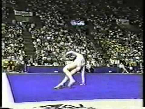 chelle stack 1988 american cup floor exercise