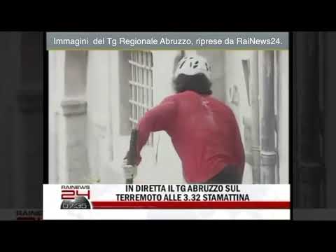 6 aprile 2009 ore 7:00, le immagini Rai originali dell'Aquila distrutta