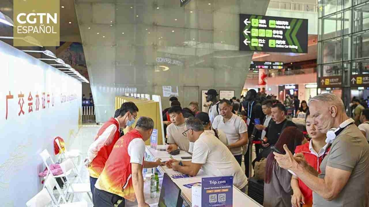 Puertos de Guangzhou registran aumento en las llegadas ante próxima apertura de la Feria de Cantón