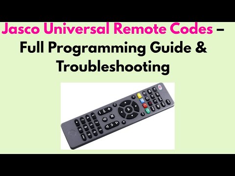 By Jasco Com Remote Codes