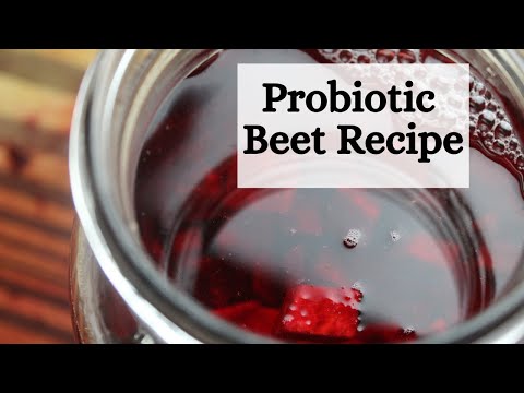 Easy Fermented Beet Kvass