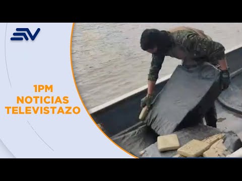 Sucumbíos: Un operativo militar detectó una lancha con droga en Río Aguarico |Televistazo | Ecuavisa