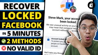 HOW TO RECOVER LOCKED FACEBOOK ACCOUNT 2022 l YOUR ACCOUNT HAS BEEN LOCKED FACEBOOK 2022