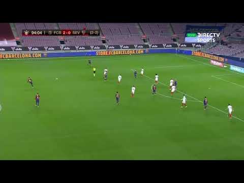 Gol de Martin Braithwaite Barcelona vs Sevilla 3-0 2021