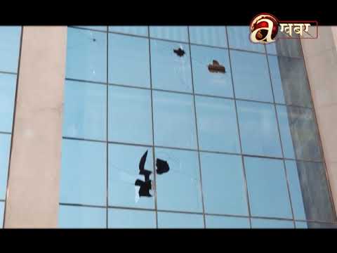 नयाँ बसपार्कस्थित लोत्से मलमा तोडफोड