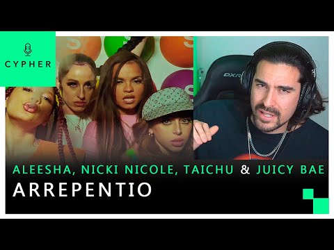 REACCIÓN a Aleesha, Nicki Nicole, Taichu, Juicy Bae - Arrepentio